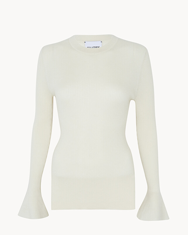 kujten Pull bibu Pull Cachemire Femme Col Rond 2 fils