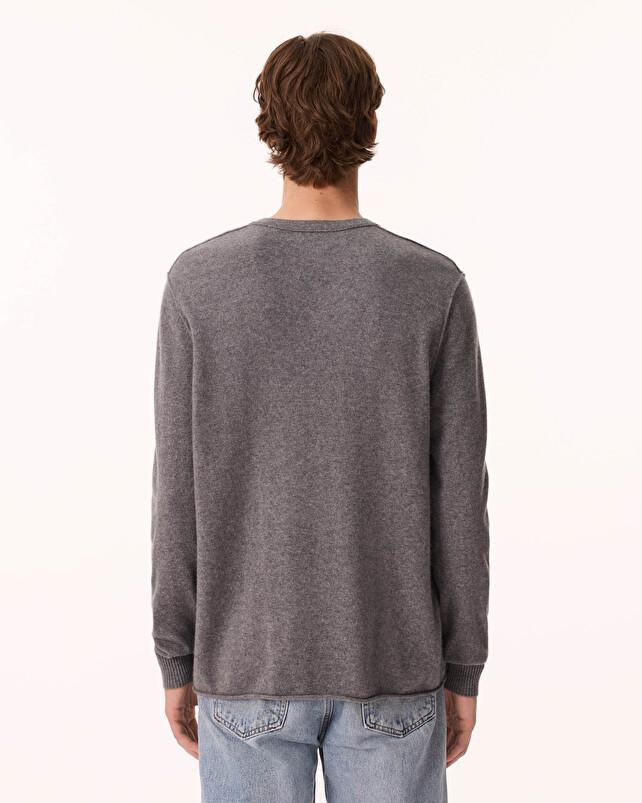 Kujten Pull Billy Pull Cachemire Homme Col V 2 Fils