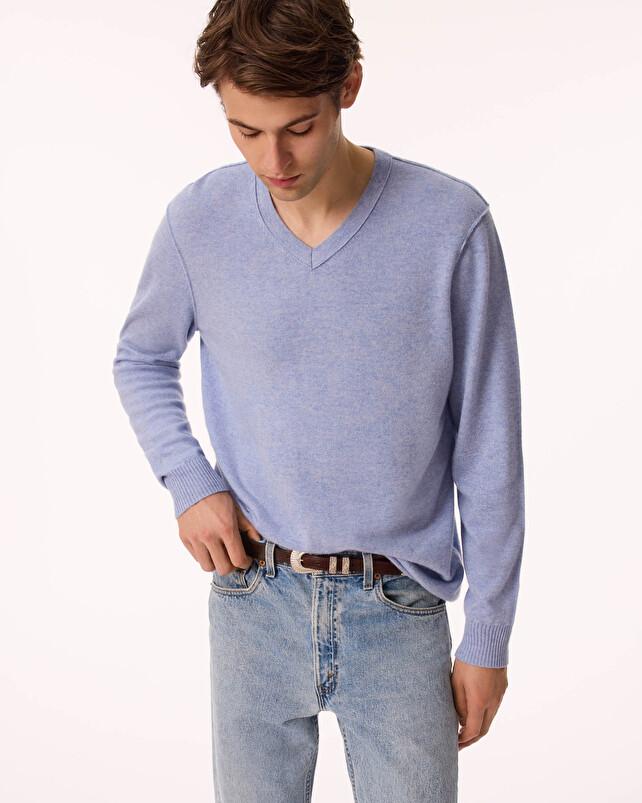 kujten Pull billy Pull Cachemire Homme Col V 2 fils