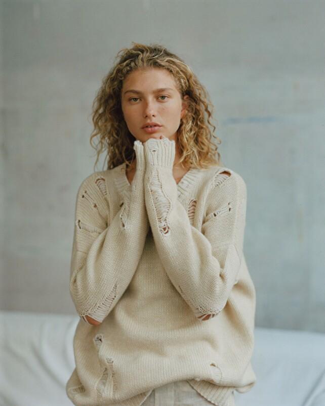 kujten Pull broken Pull Cachemire Femme Col Rond 6 fils