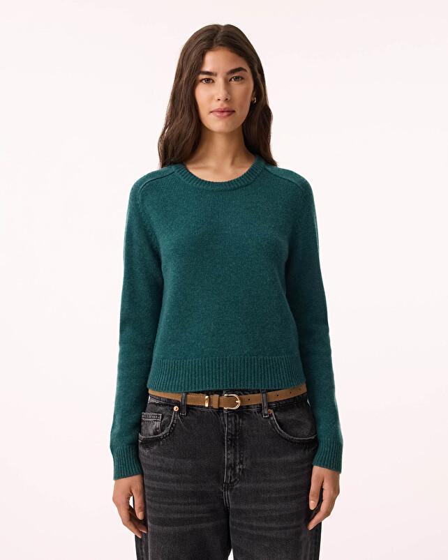 Kujten Pull Caroline Pull Cachemire Col Rond Court 6 Fils