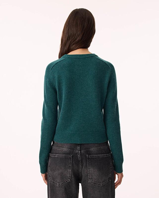 Kujten Pull Caroline Pull Cachemire Col Rond Court 6 Fils