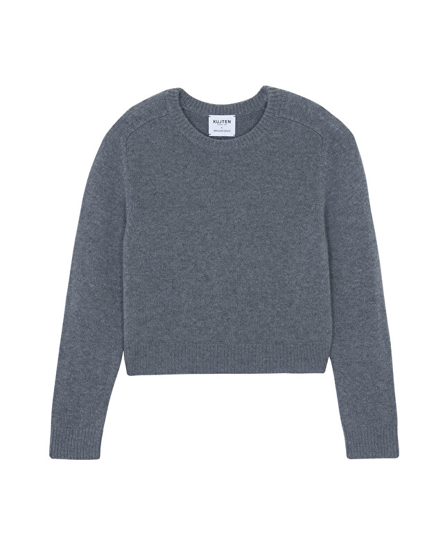 kujten Pull caroline Pull col rond à manches longues en cachemire 6 fils