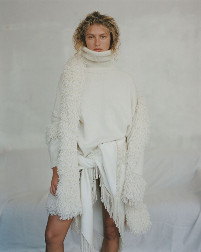 kujten Pull diana Pull Cachemire Col Roulé Oversize 8 fils