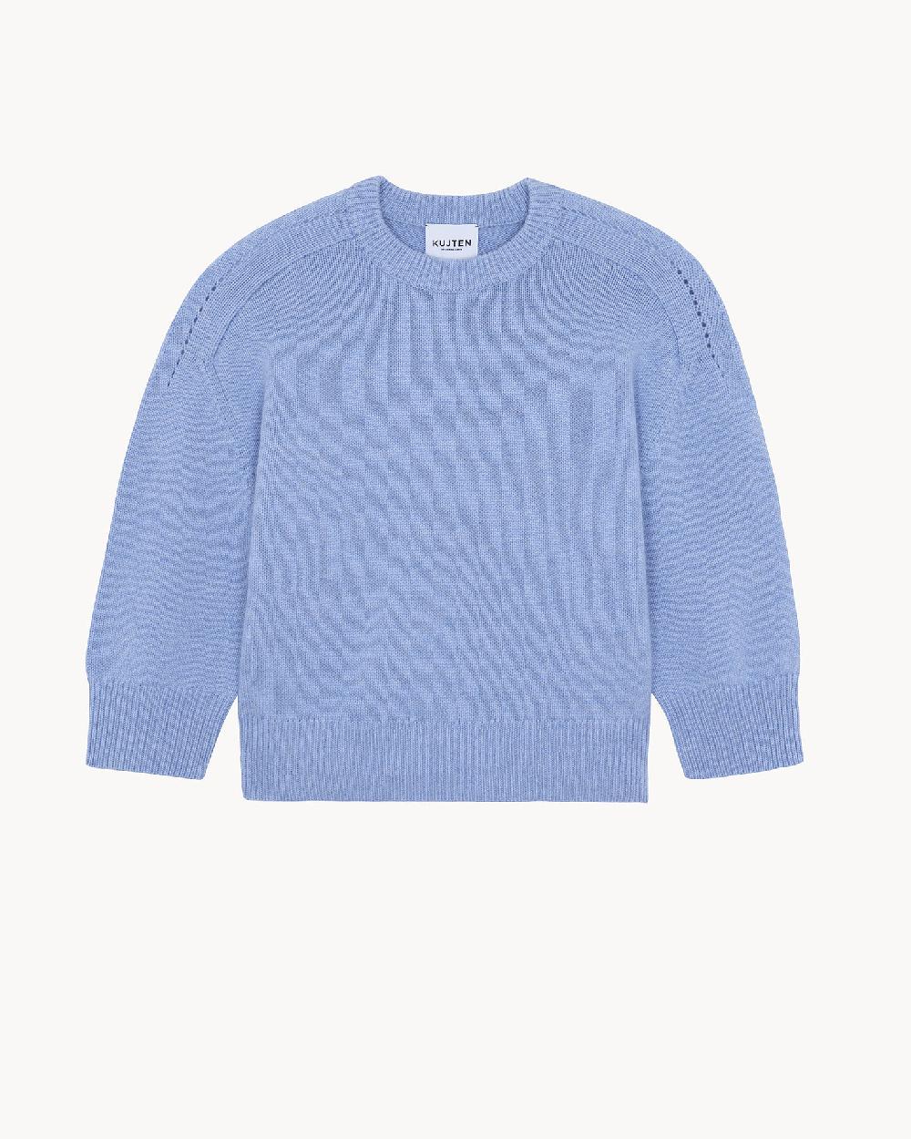 Kujten Pull Diane Pull Cachemire Col Rond Oversize 8 Fils