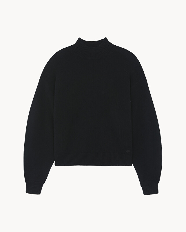 kujten Pull fany Pull Cachemire Femme Col Cheminée 4 fils