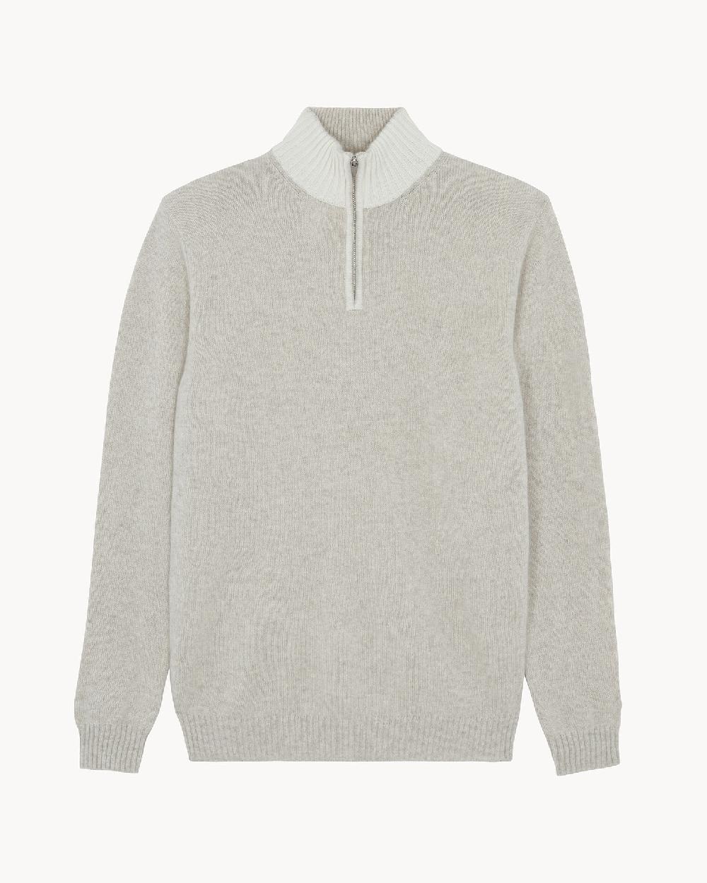 Kujten Pull Greg Pull Cachemire Homme Col Camionneur 4 Fils