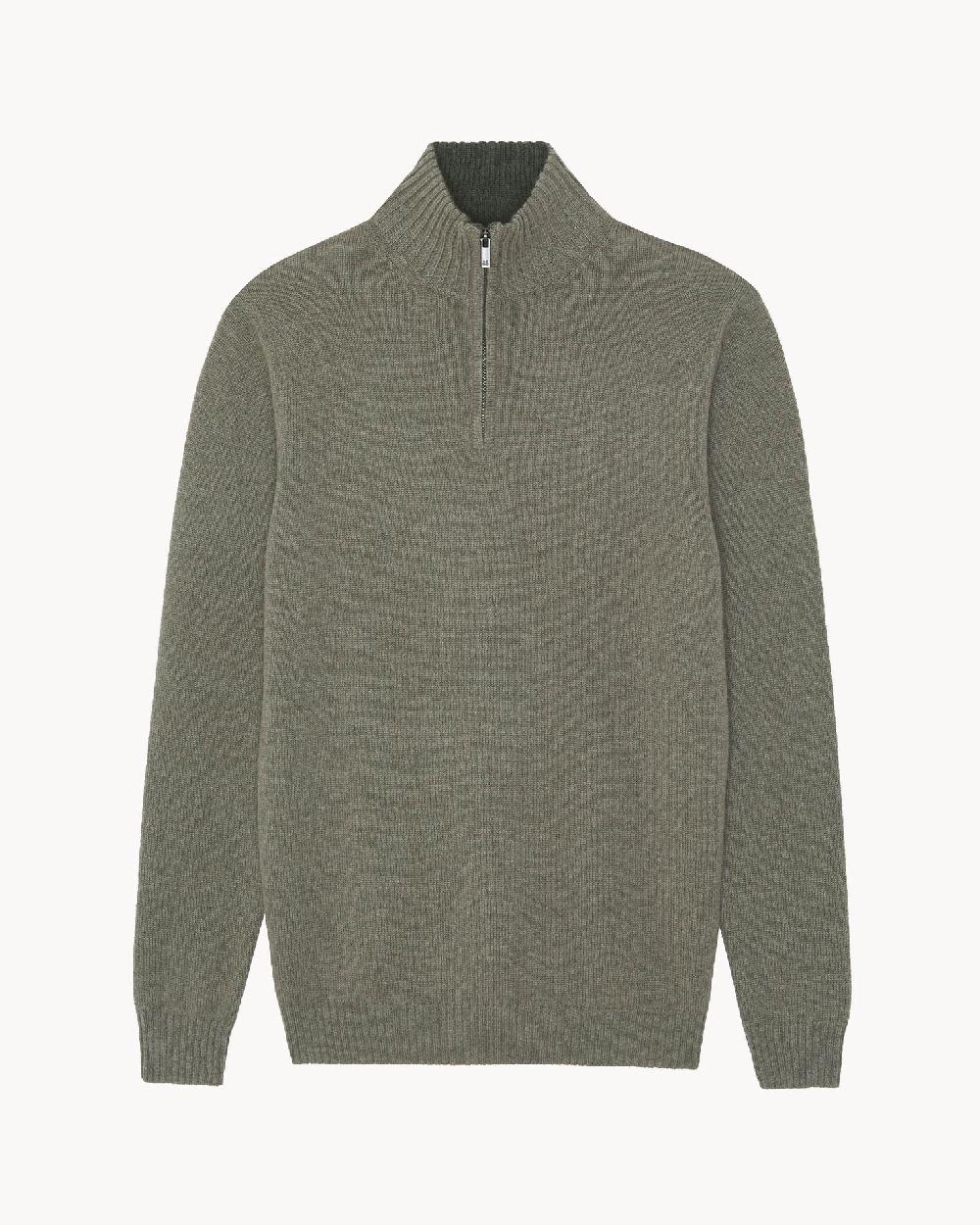 Kujten Pull Greg Pull Cachemire Homme Col Camionneur Uni