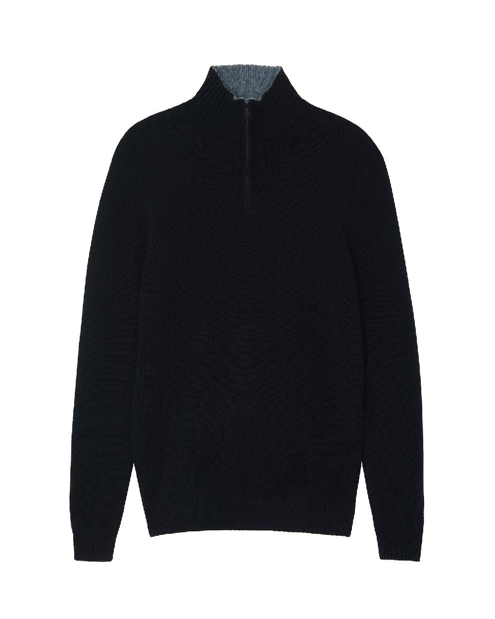 Kujten Pull Greg Pull Cachemire Homme Col Camionneur Uni