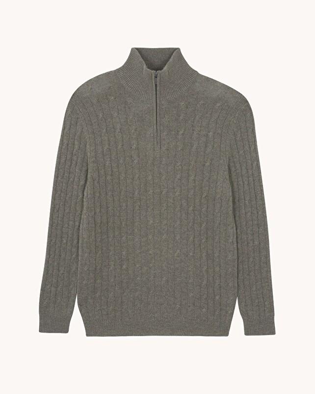 kujten Pull hector Pull Col Camioneur Cachemire Torsadé 4 fils