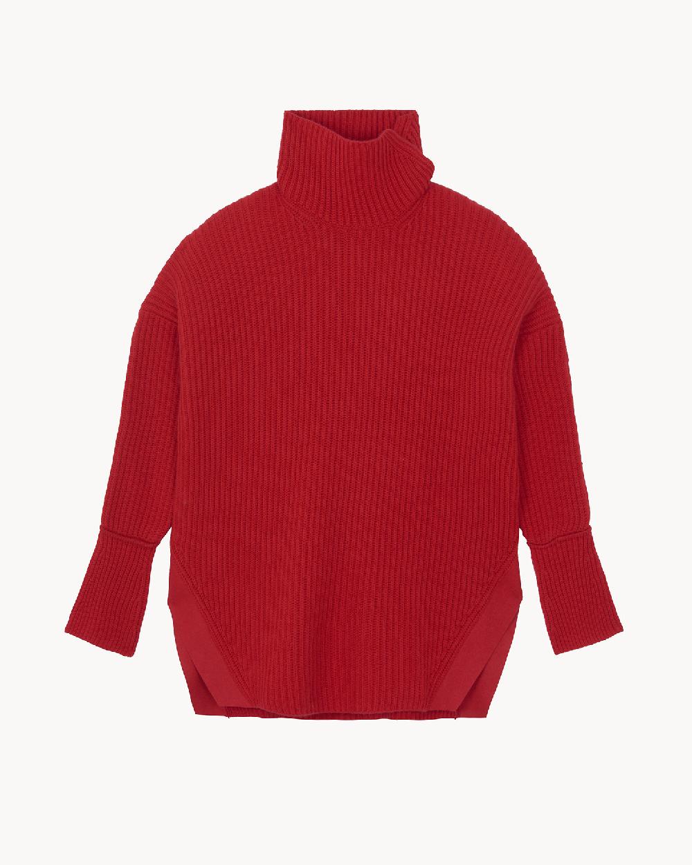 Kujten Pull Indra Pull Cachemire Oversize Col Roulé 4 Fils