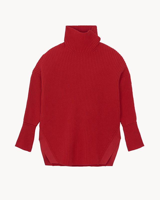 kujten Pull indra Pull Cachemire Oversize Col Roulé 4 fils