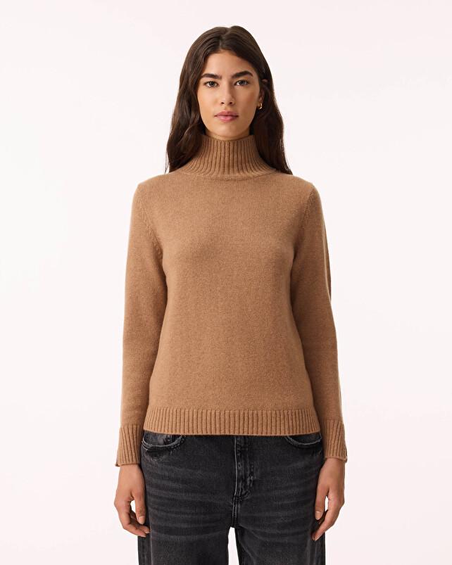 Kujten Pull Izya Pull Cachemire Col Cheminée 4 Fils