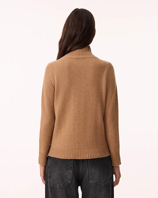 Kujten Pull Izya Pull Cachemire Col Cheminée 4 Fils