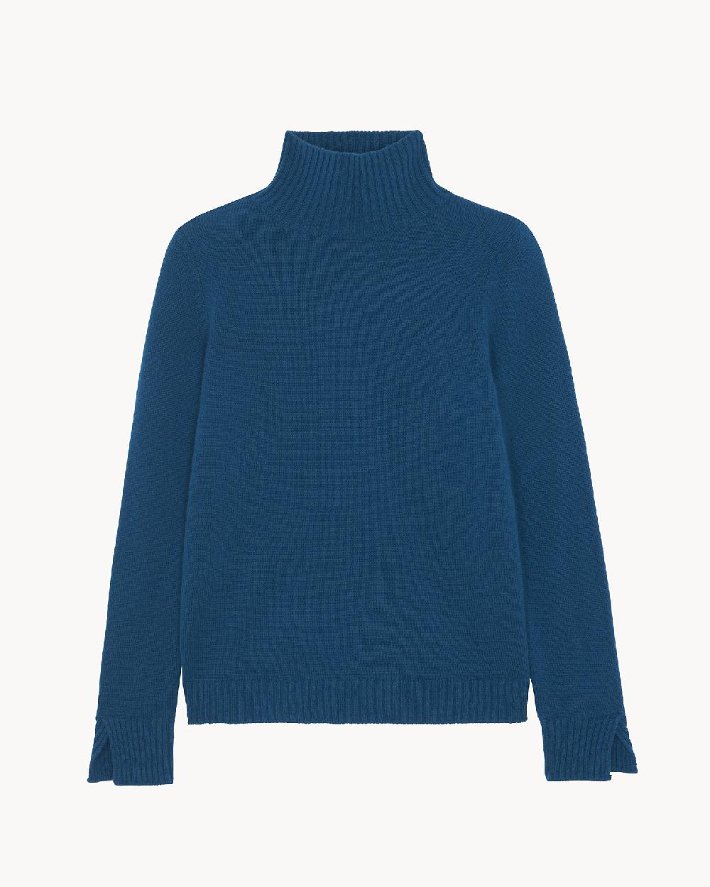 Kujten Pull Izya Pull Cachemire Col Cheminée 4 Fils