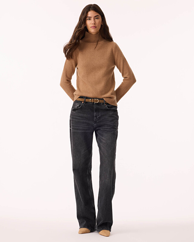 kujten Pull izya Pull Cachemire Col Cheminée 4 fils