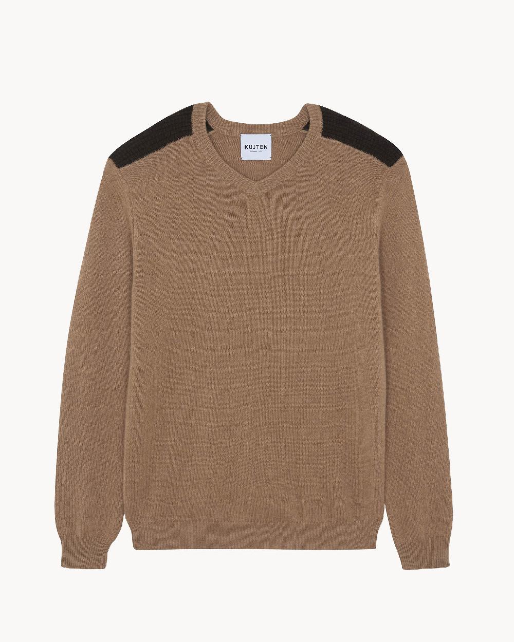 Kujten Pull Jerem Pull Cachemire Homme Col V 2 Fils