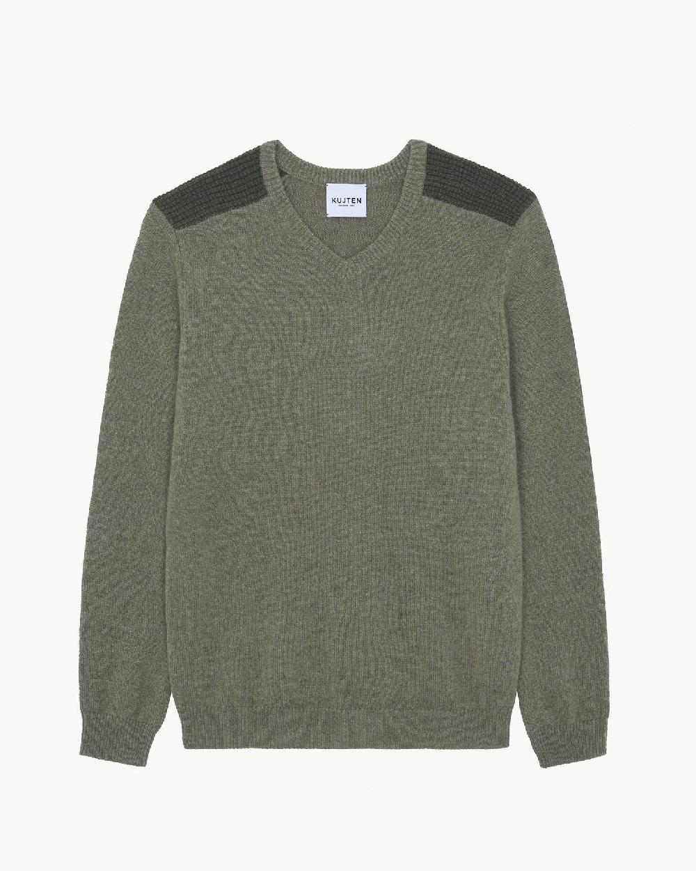 Kujten Pull Jerem Pull Cachemire Homme Col V 2 Fils