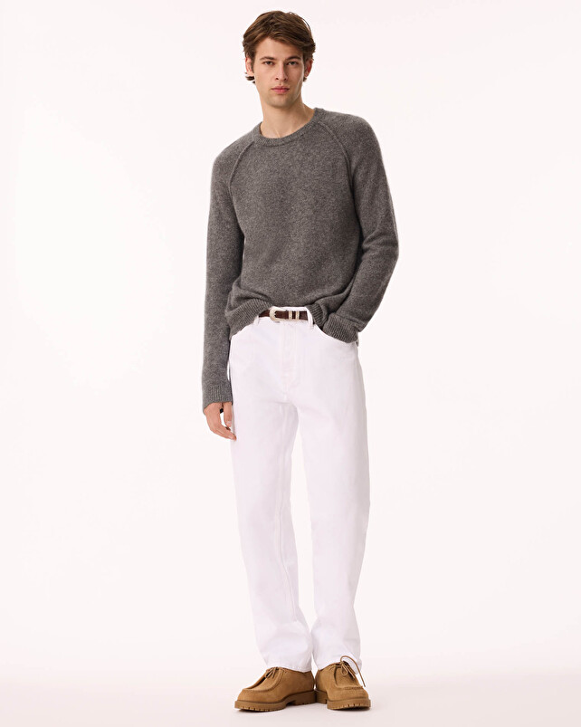 kujten Pull jojo Pull Cachemire Homme Col Rond 2 fils