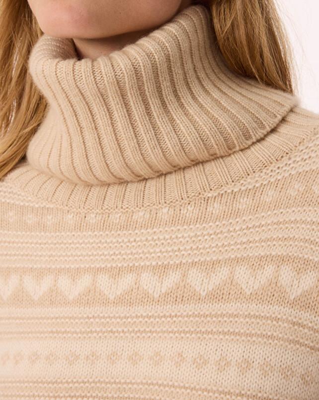 Kujten Pull Loulou Pull Cachemire Col Roulé Oversize 8 Fils