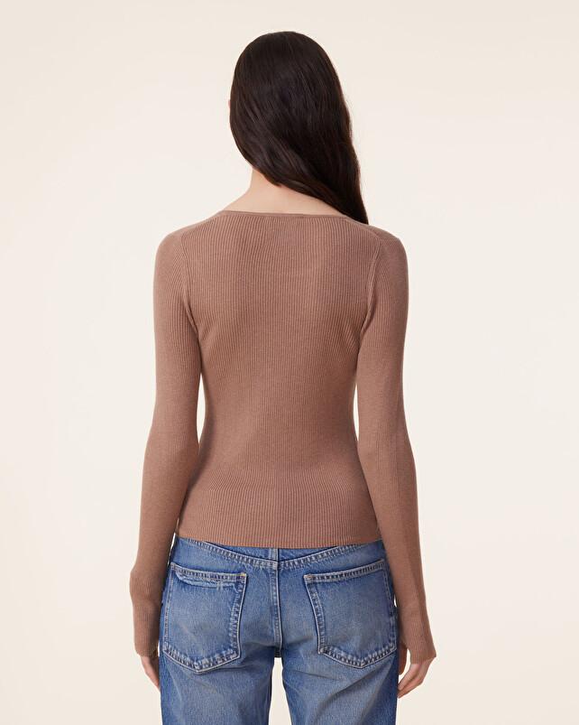 Kujten Pull Maori Pull Col Rond Soie Et Cachemire 1 Fil