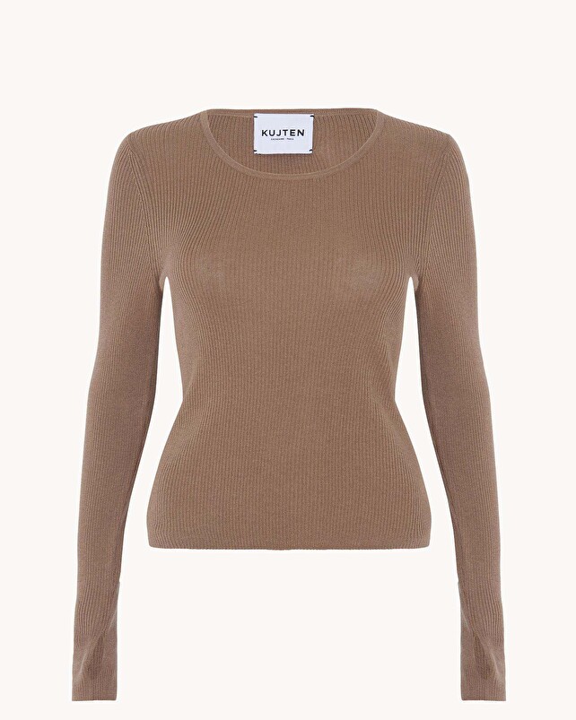 Kujten Pull Maori Pull Col Rond Soie Et Cachemire 1 Fil