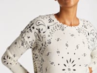 Kujten Pull Mela Bandana Pull Cachemire Col Rond Liquette 2 Fils
