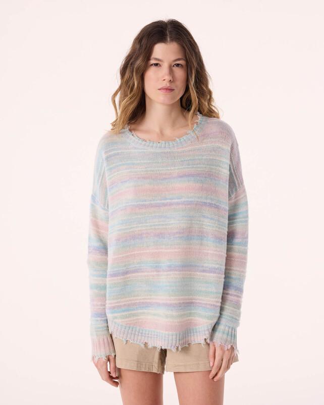 Kujten Pull Mela Pastel Pull Cachemire Space Dye 2 Fils