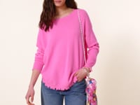 Kujten Pull Mela Pull Cachemire Col Rond Liquette 2 Fils