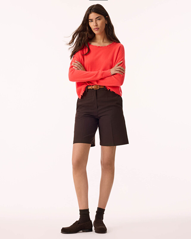 kujten Pull mela Pull Cachemire Col Rond Liquette 2 fils