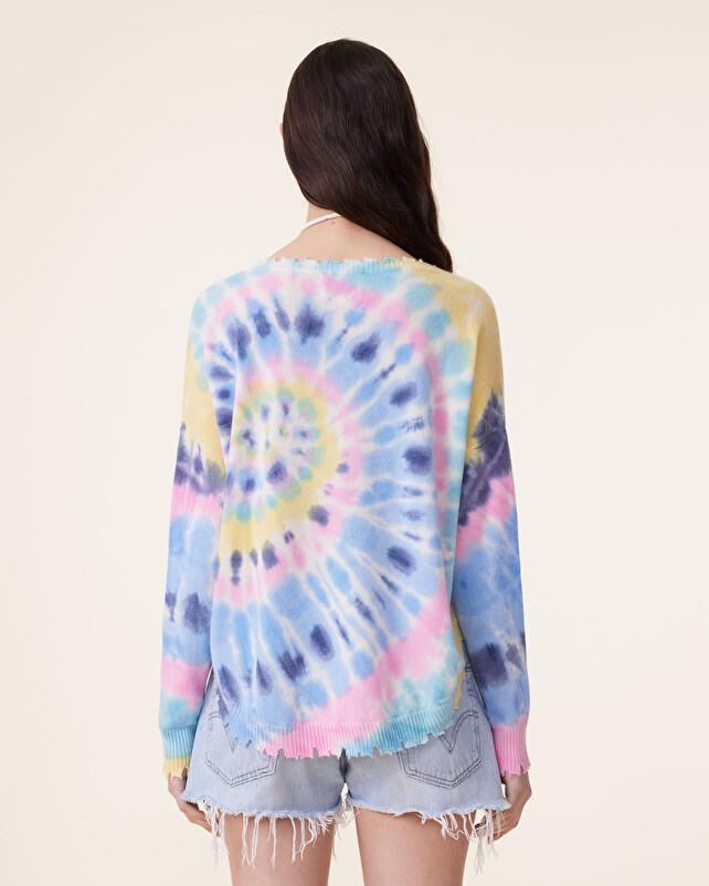 Kujten Pull Mela Sunny Pull Cachemire Liquette Tie & Dye 2 Fils