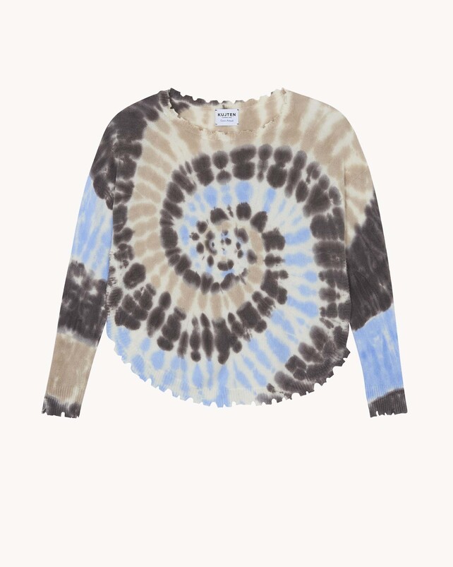 kujten Pull mela sunny Pull Cachemire Liquette Tie & Dye 2 fils