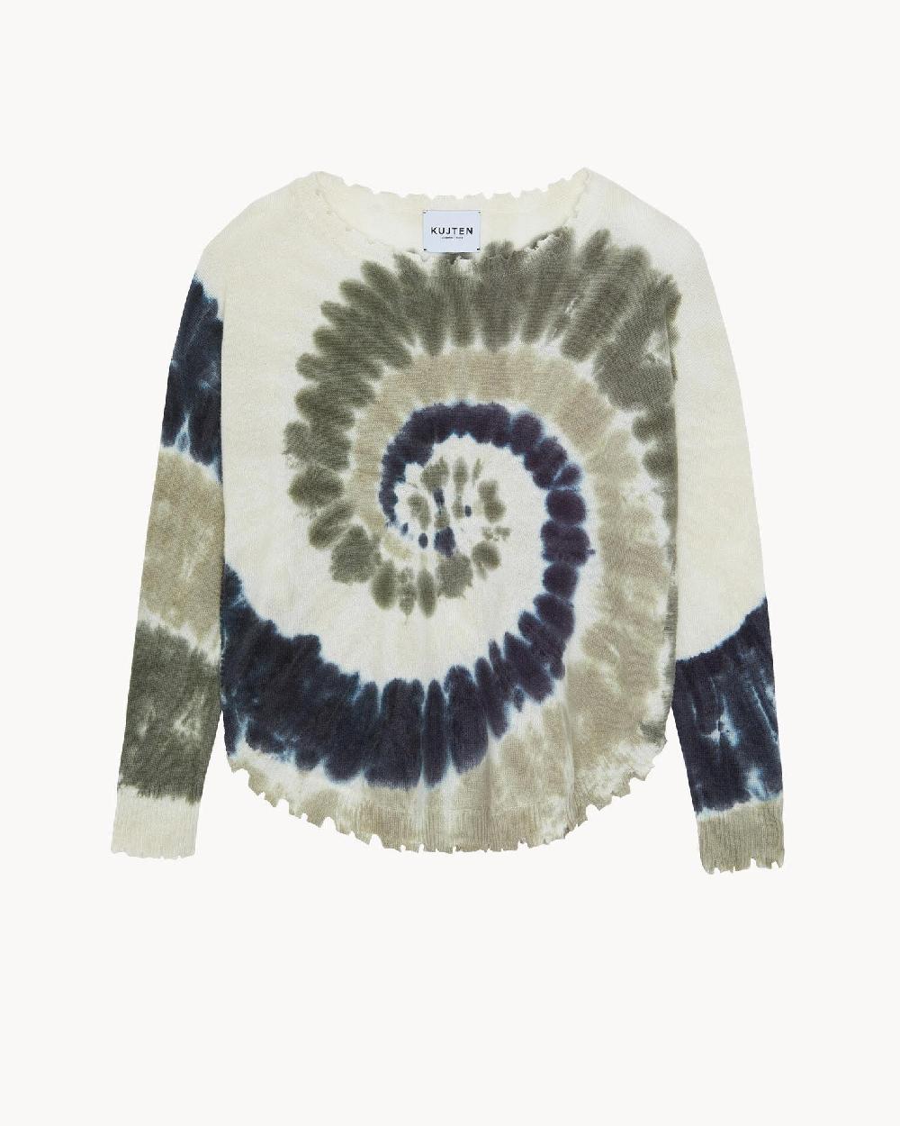 Kujten Pull Mela Sunny Pull Cachemire Liquette Tie & Dye 2 Fils