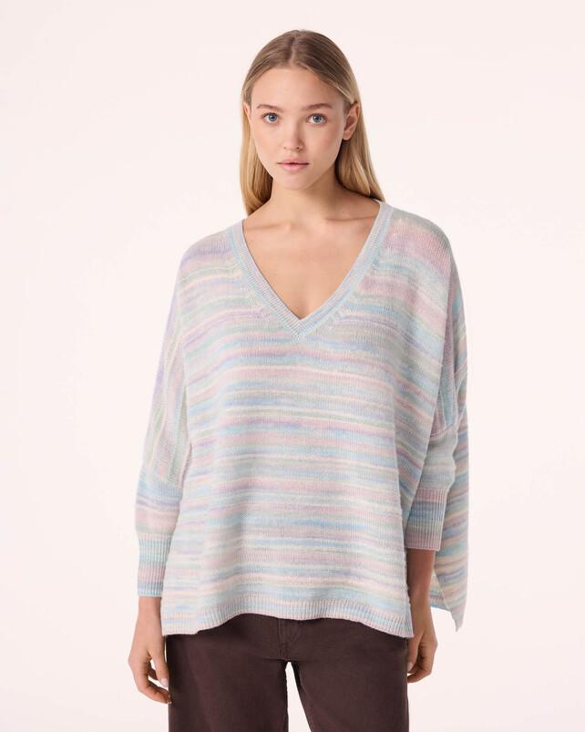 Kujten Pull Minie Pastel Pull Cachemire Space Dye 2 Fils