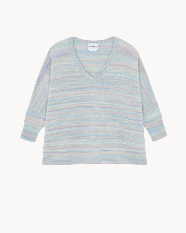 Kujten Pull Minie Pastel Pull Cachemire Space Dye 2 Fils