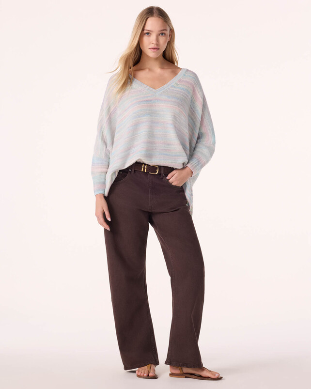 kujten Pull minie pastel Pull Cachemire Space Dye 2 fils