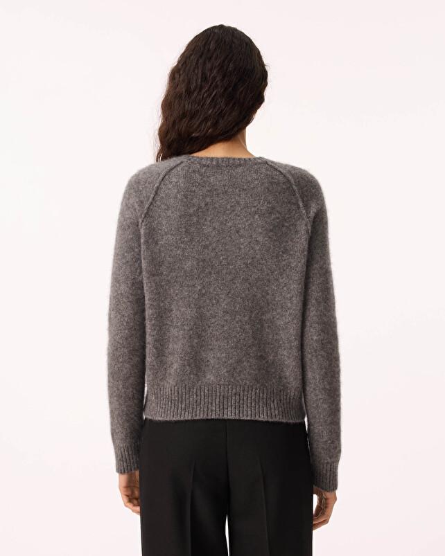 Kujten Pull Nimbus Pull Cachemire Femme Col Rond 2 Fils