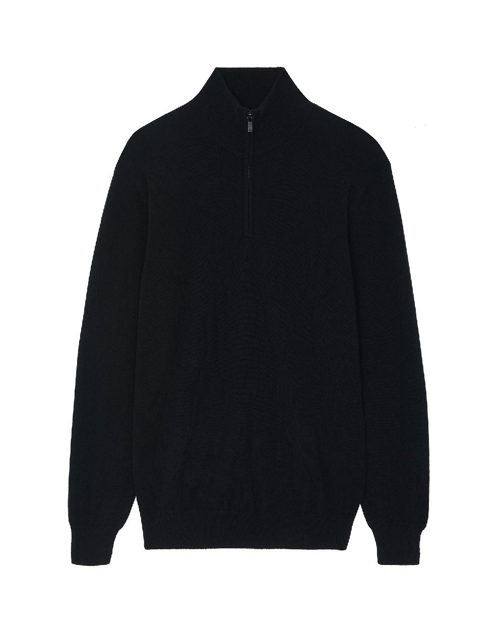 Kujten Pull Paul Pull Cachemire Homme Col Roulé Uni Avec Patchs Aux Coudes