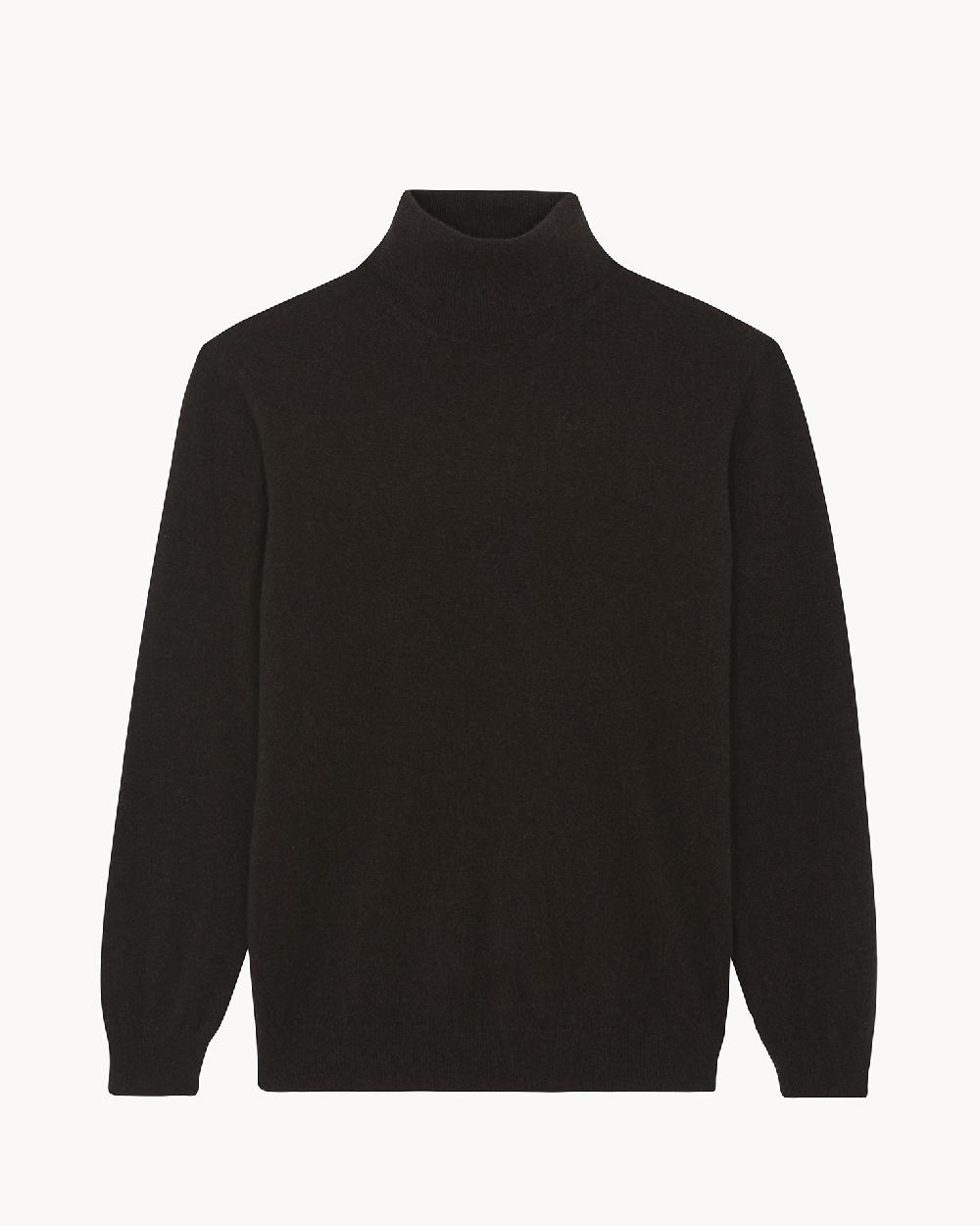 Kujten Pull Raph Pull Cachemire Col Roulé Homme Basic 2 Fils