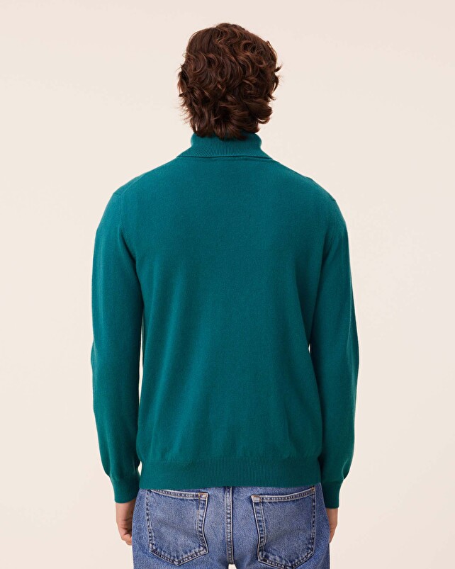 Kujten Pull Raph Pull Cachemire Col Roulé Homme Basic 2 Fils