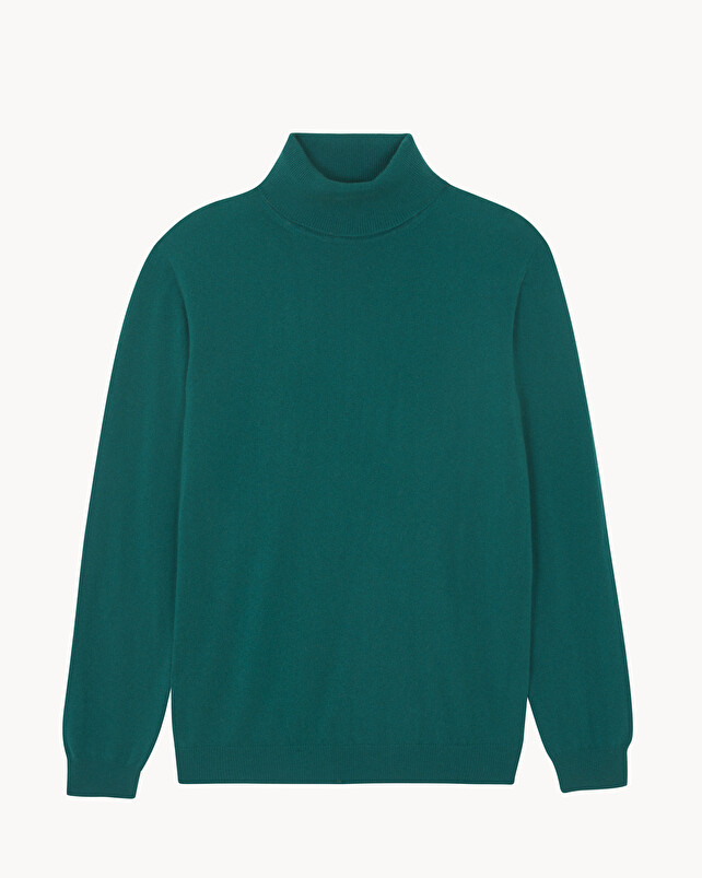 Kujten Pull Raph Pull Cachemire Col Roulé Homme Basic 2 Fils