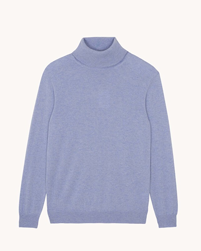 kujten Pull raph Pull Cachemire Col Roulé Homme Basic 2 fils