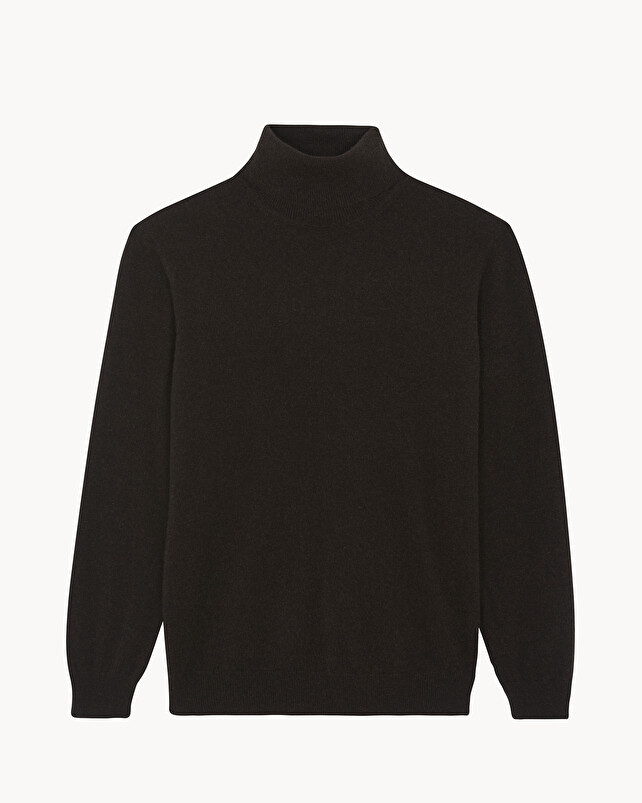 kujten Pull raph Pull Cachemire Col Roulé Homme Basic 2 fils