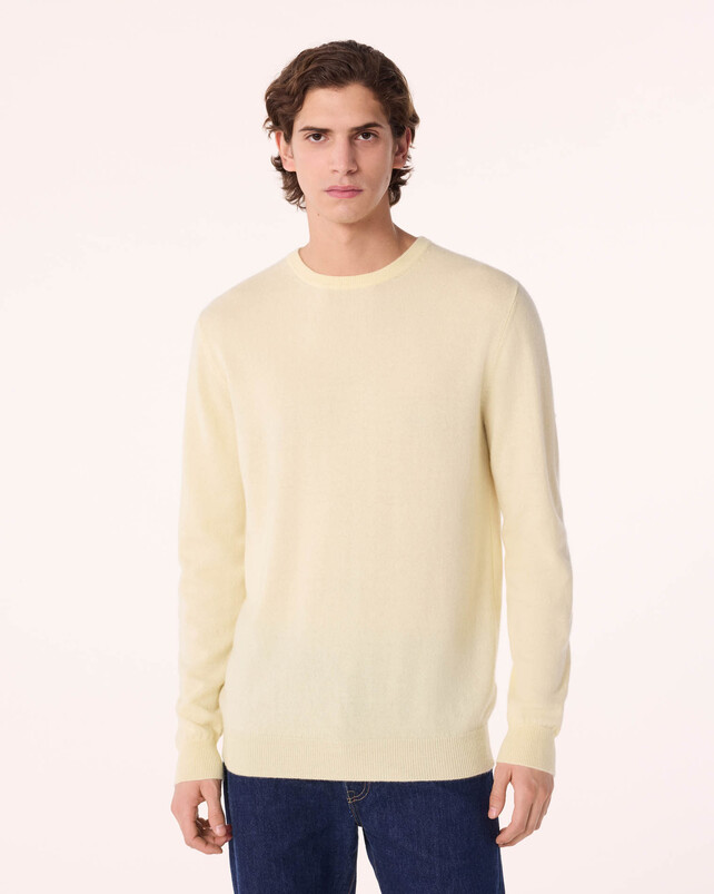 Kujten Pull Ray Pull Cachemire Col Rond Basic 2 Fils
