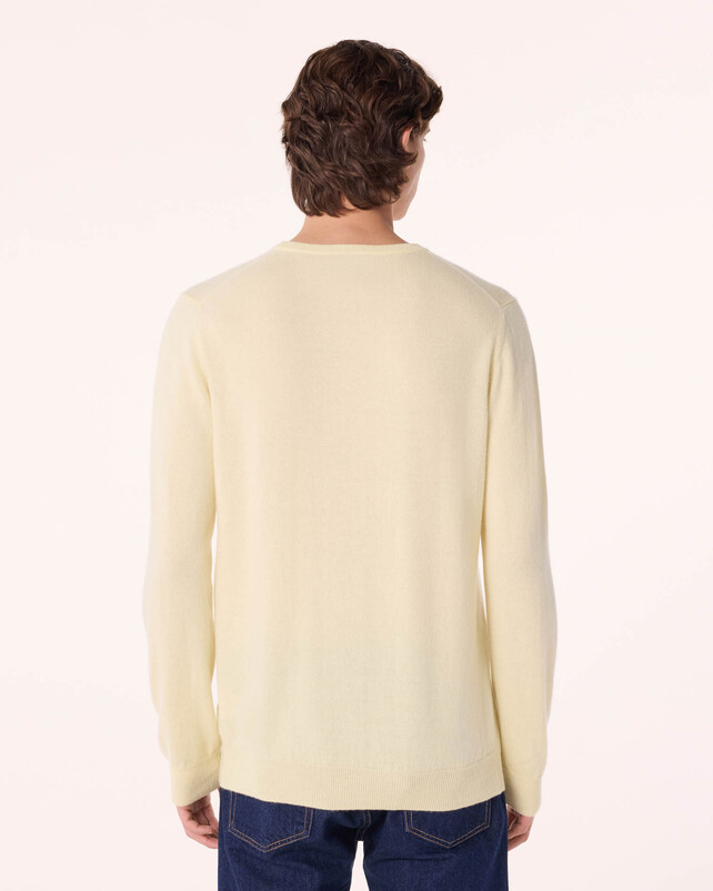 Kujten Pull Ray Pull Cachemire Col Rond Basic 2 Fils