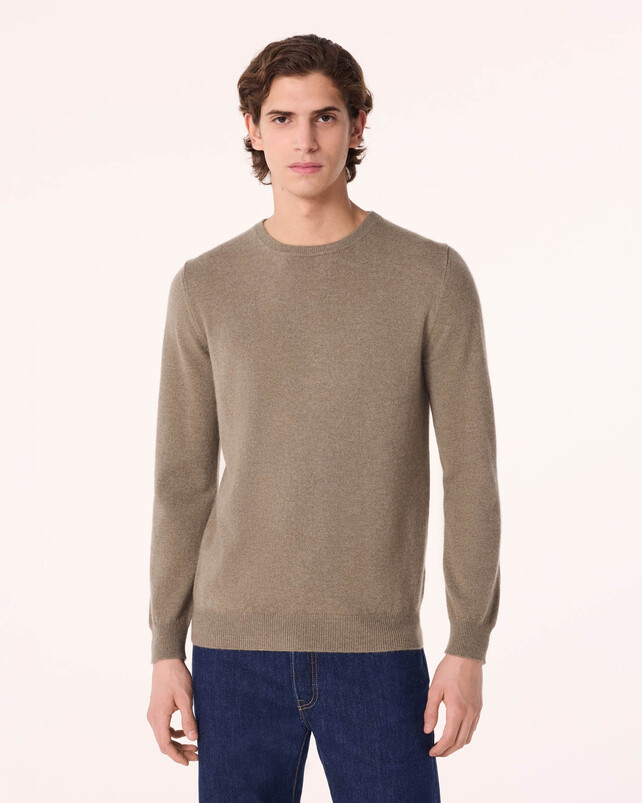 Kujten Pull Ray Pull Cachemire Col Rond Basic 2 Fils