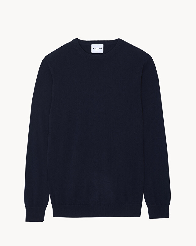 kujten Pull ray Pull Cachemire Col Rond Basic 2 fils