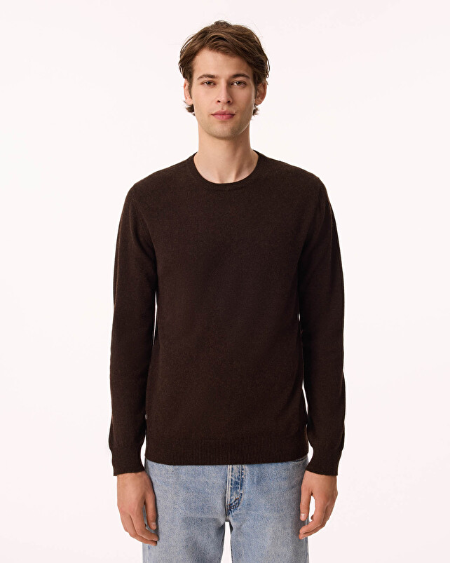 Kujten Pull Ray Pull Cachemire Col Rond Basic 2 Fils