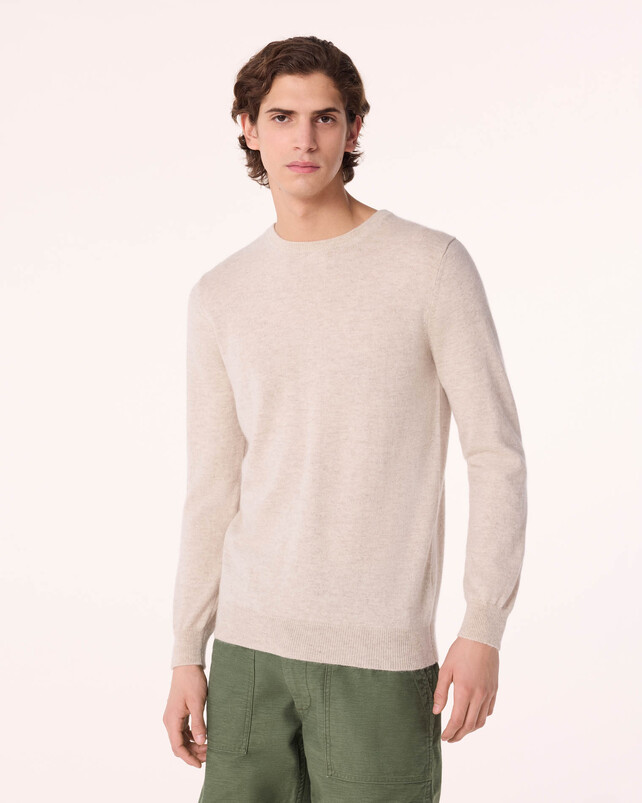 Kujten Pull Ray Pull Cachemire Col Rond Basic 2 Fils