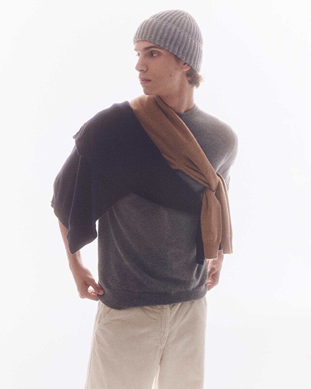 kujten Pull ray Pull cachemire manches longues basic